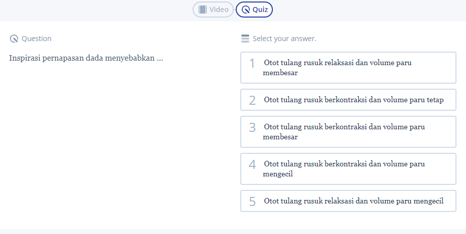 Contoh Soal Sistem Pernapasan Lengkap dengan Pembahasannya