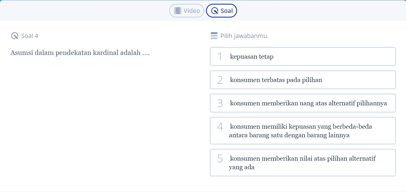 5 Contoh Soal Kegiatan Ekonomi