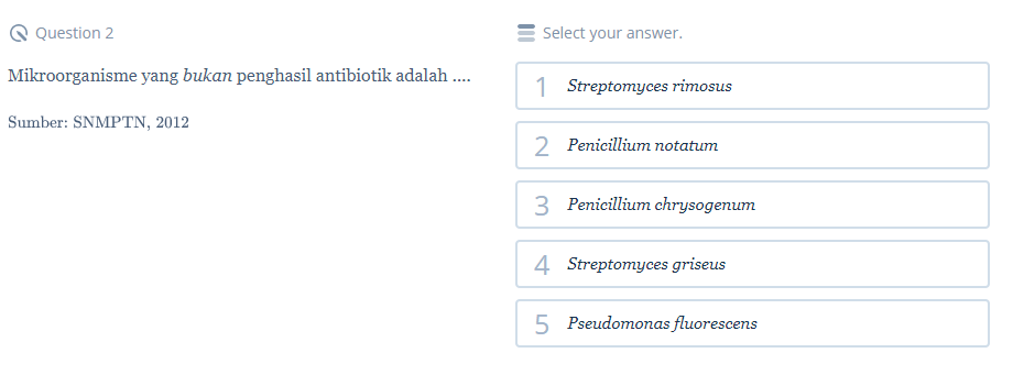Contoh Soal SBMPTN Bioteknologi dari Quipper Video! 2