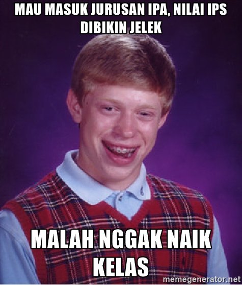 Sebentar Lagi UN! Meme IPA vs IPS Ini Mungkin akan Jadi Kenangan Unik Selama Masa SMA!