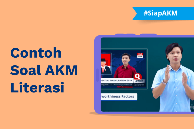 contoh soal AKM literasi