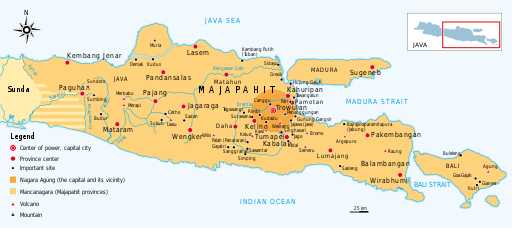 peta kerajaan majapahit